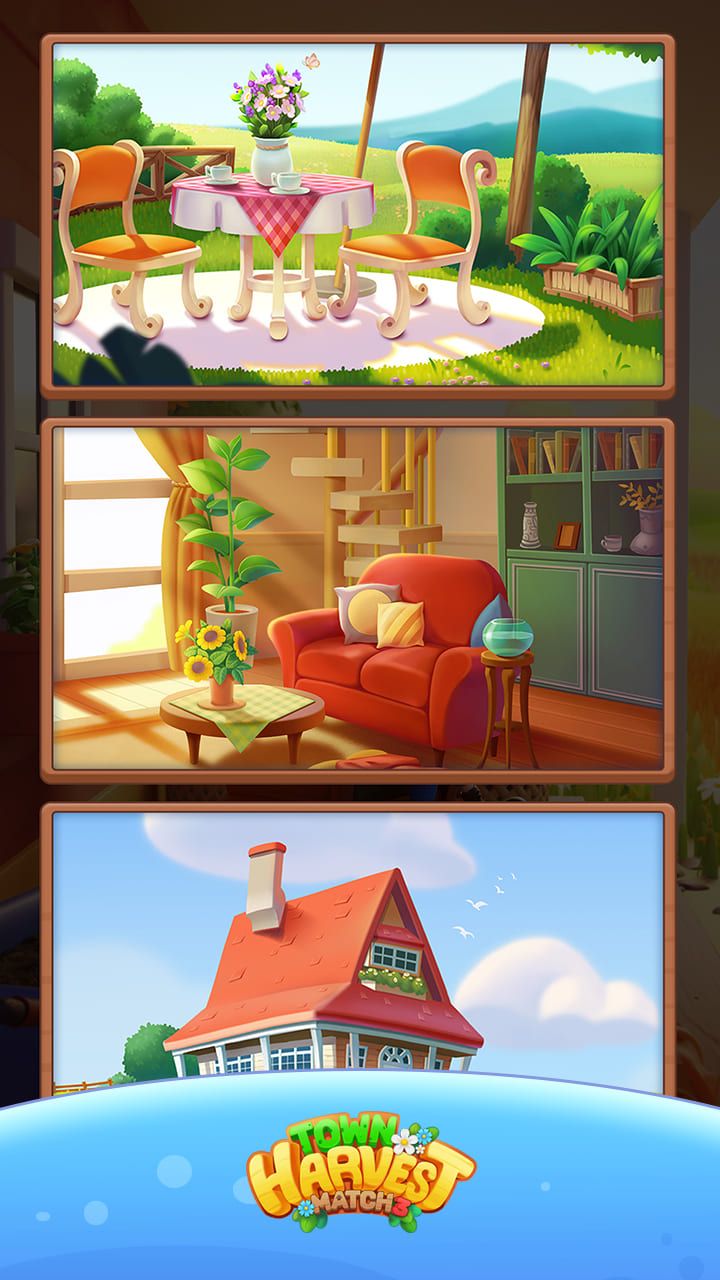 Town Harvest : Match 3